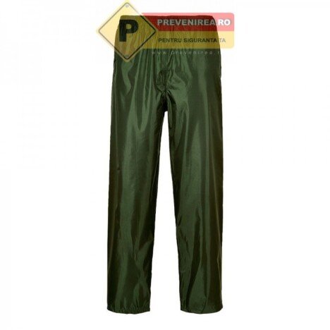 Pantalon verde impermeabil pentru protectie